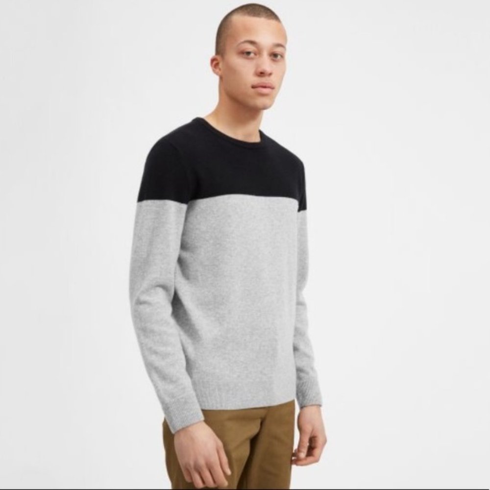 Cashmere Everlane Color Block Sweater - Men's XS/Women's M